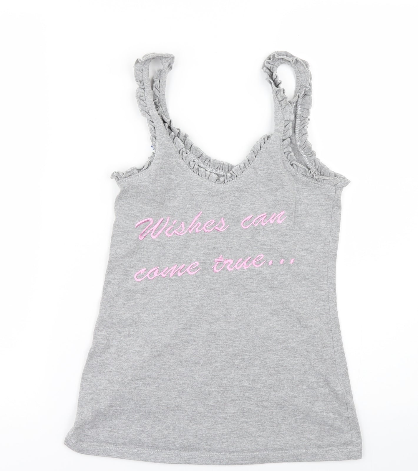 Boux Womens Grey Solid  Top Pyjama Top Size 6  - Dreams can come true