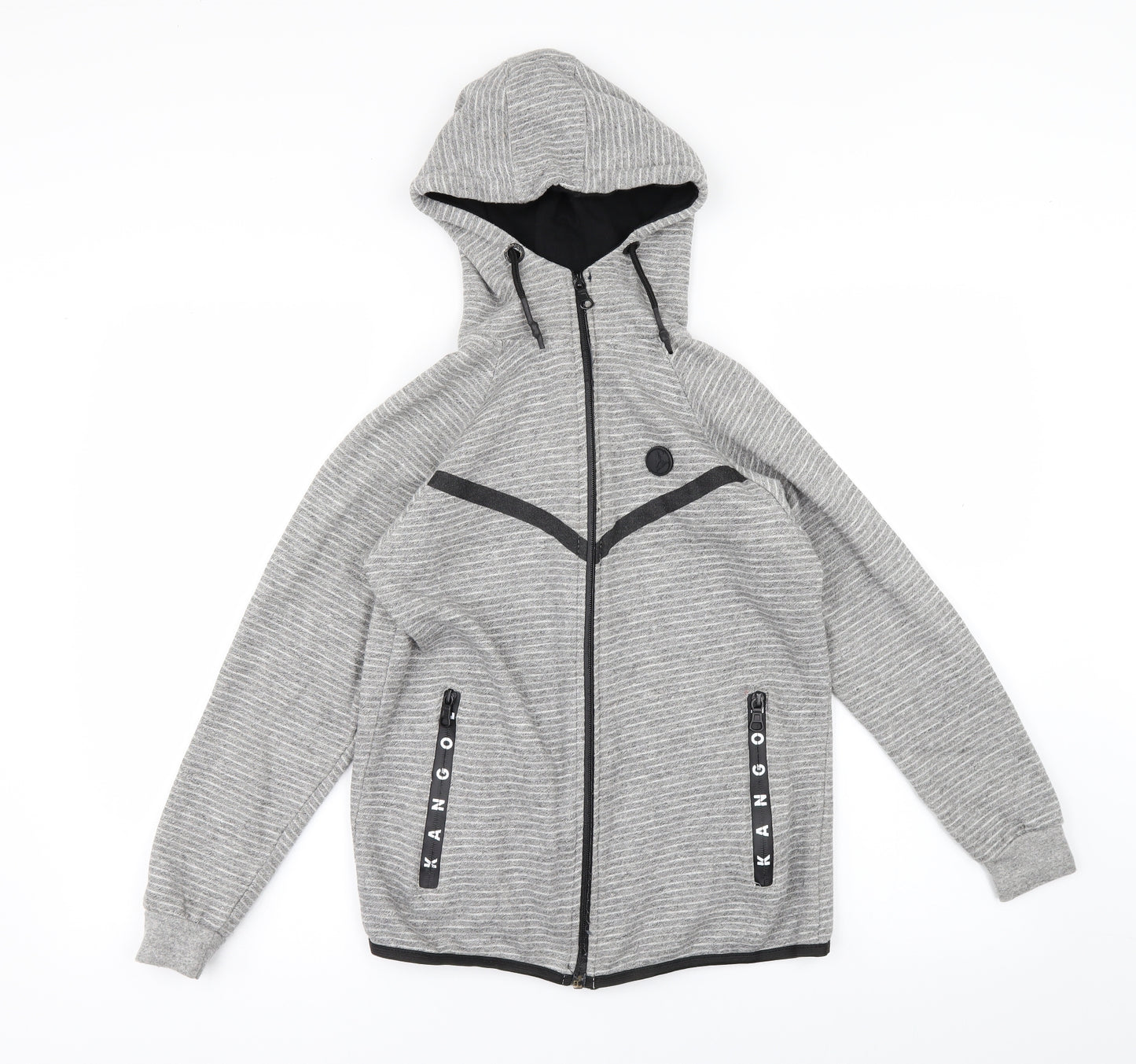 Kangol Boys Grey   Full Zip Hoodie Size 9-10 Years