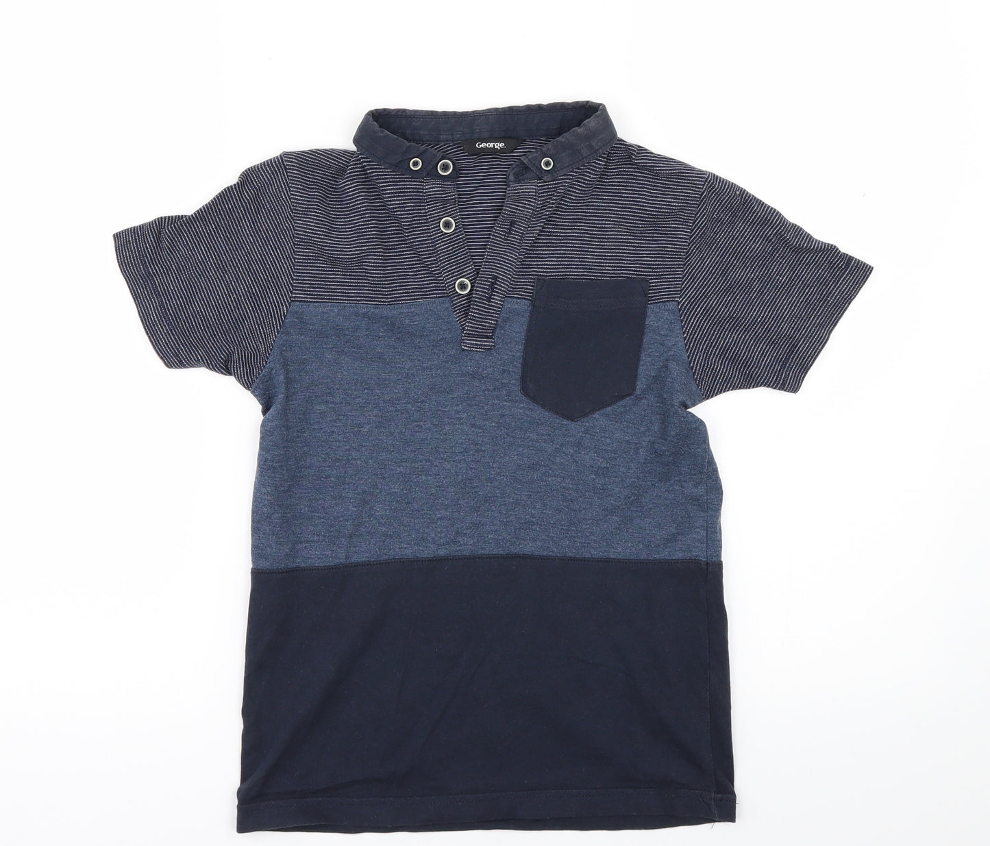 George Boys Blue   Basic Polo Size 8-9 Years