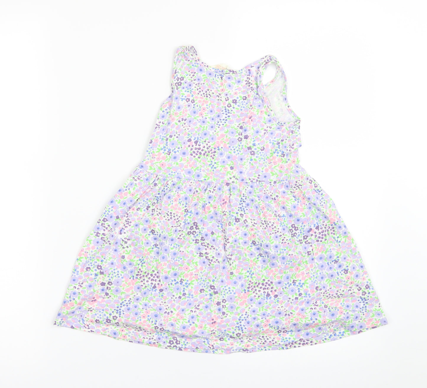 H&M Girls Multicoloured Floral  Shift  Size 3-4 Years
