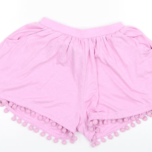 Matalan Girls Purple   Sweat Shorts Size 8 Years