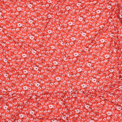 ASOS Womens Orange Floral  Shift  Size 16