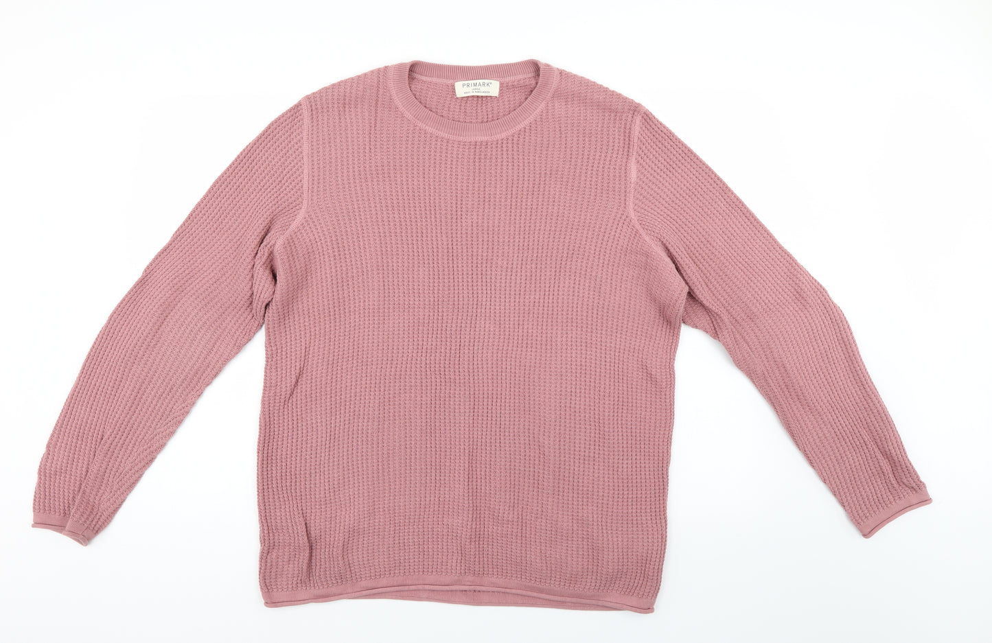 Primark Mens Pink   Pullover Jumper Size L