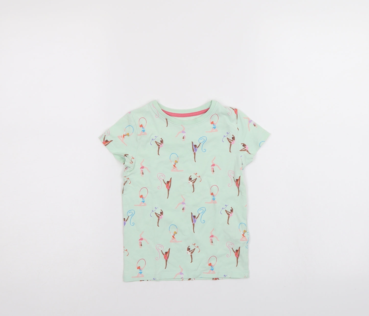 M&S Girls Green   Basic T-Shirt Size 2-3 Years