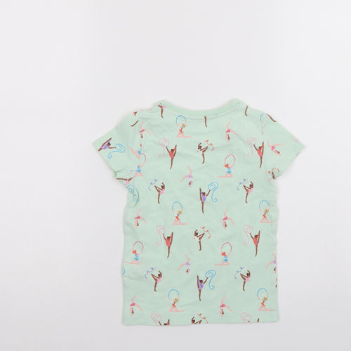 M&S Girls Green   Basic T-Shirt Size 2-3 Years