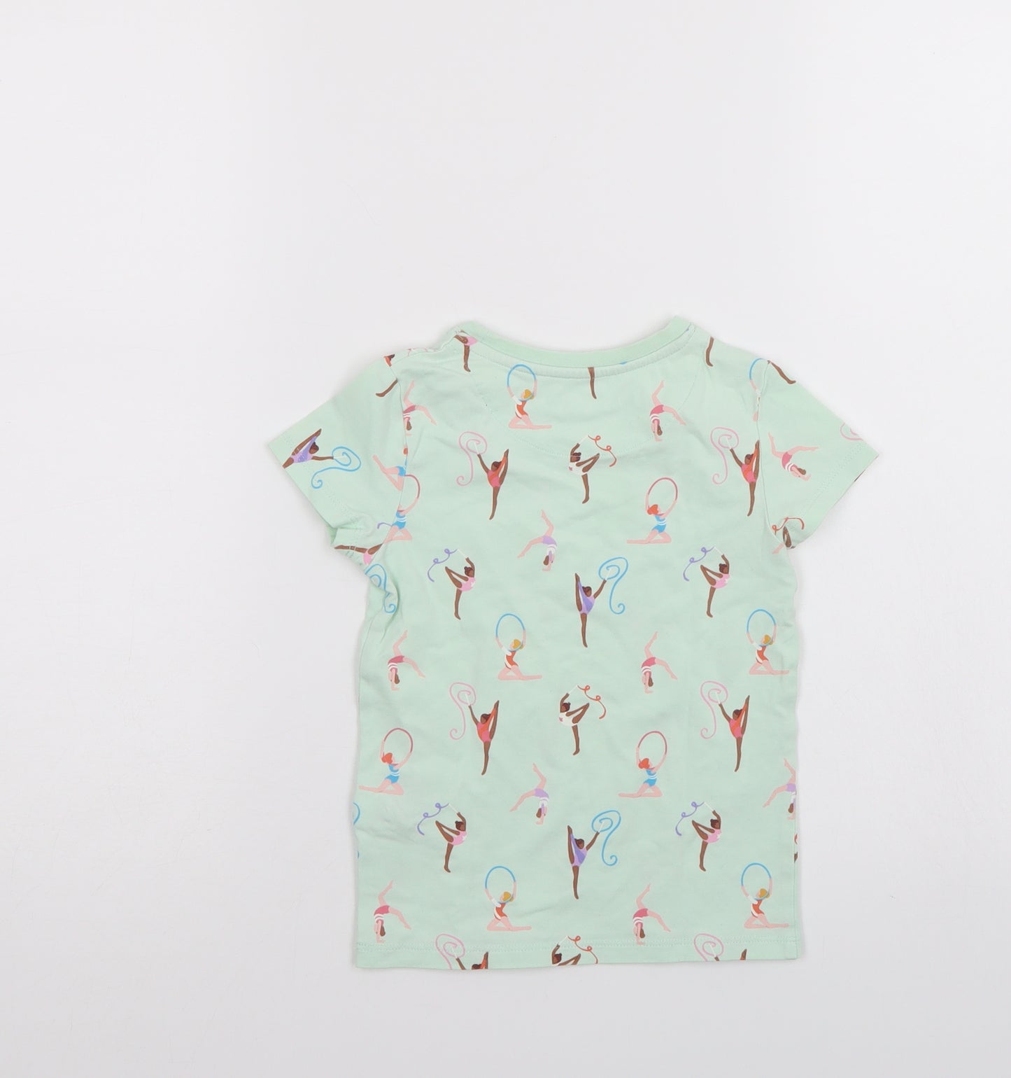 M&S Girls Green   Basic T-Shirt Size 2-3 Years