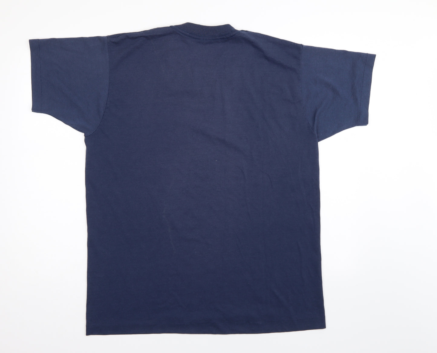 Screen Stars Mens Blue    T-Shirt Size XL