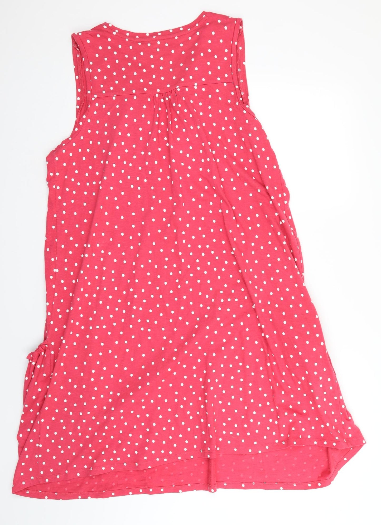 NEXT Womens Red Polka Dot  Pinafore/Dungaree Dress  Size 18