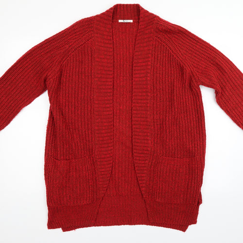 TU Womens Red   Cardigan Jumper Size 14