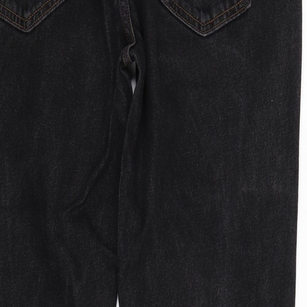 George Mens Black   Straight Jeans Size 36 L30 in