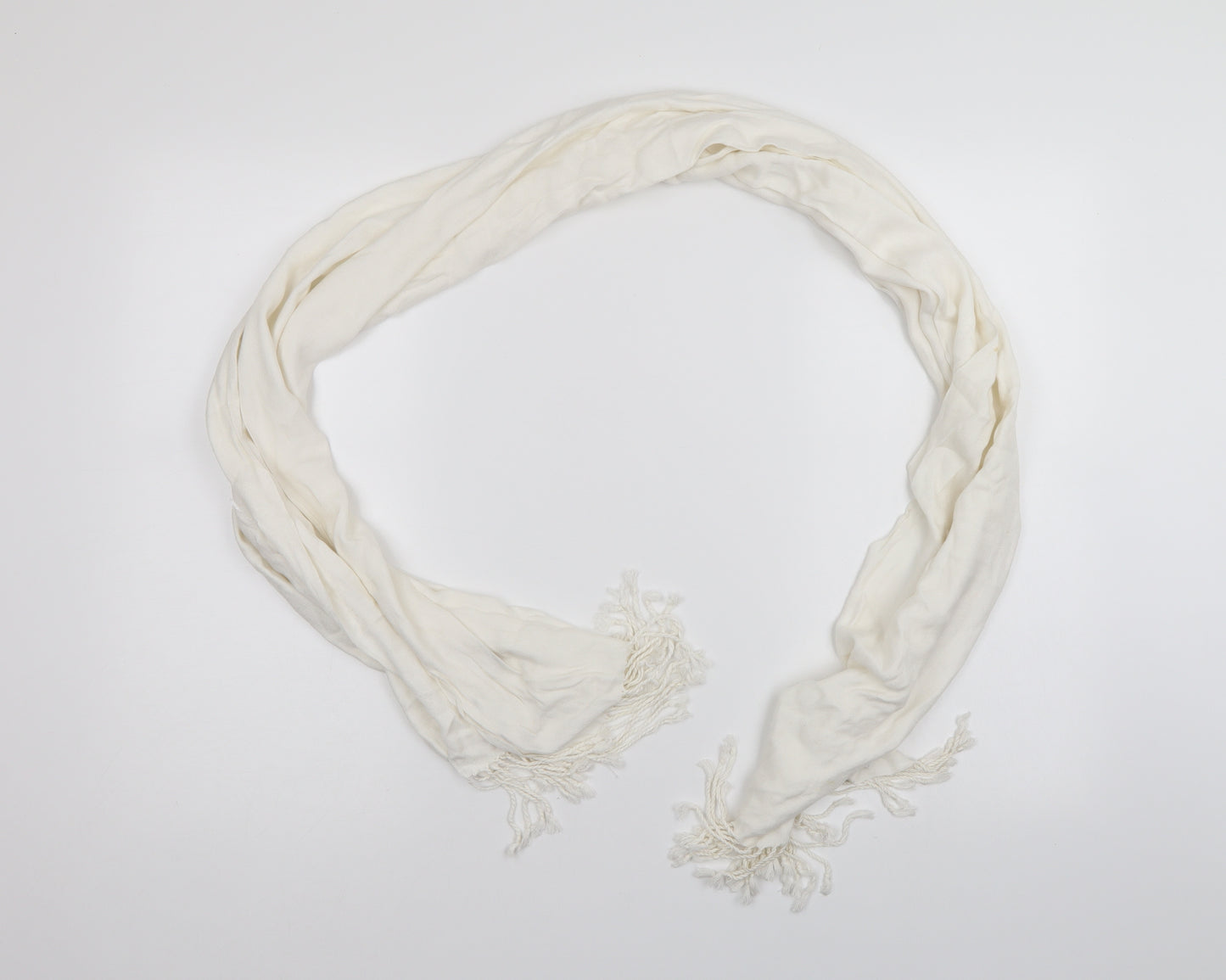 Preworn Unisex White    Scarf