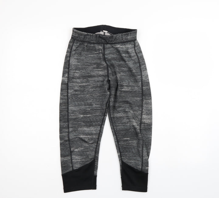 Preworn Womens Grey Cropped Leggings L20 in