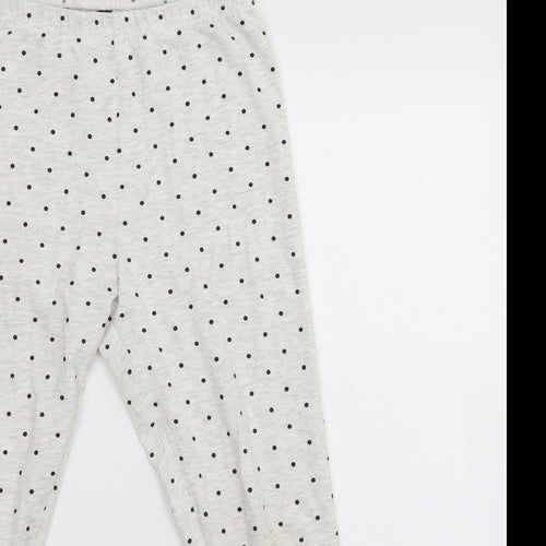 Primark Girls White Polka Dot   Pyjama Pants Size 13-14 Years