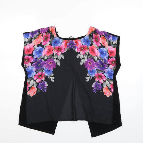 Select Womens Multicoloured Floral  Wrap Blouse Size 12