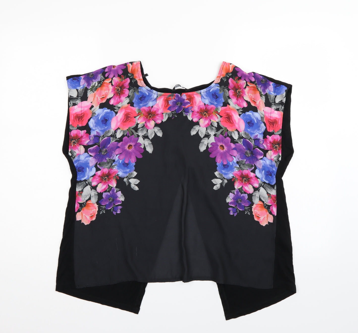 Select Womens Multicoloured Floral  Wrap Blouse Size 12