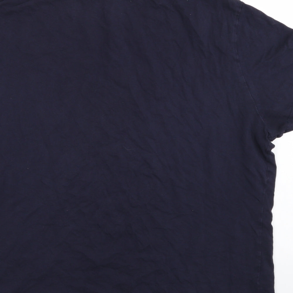 TU Mens Blue    T-Shirt Size L