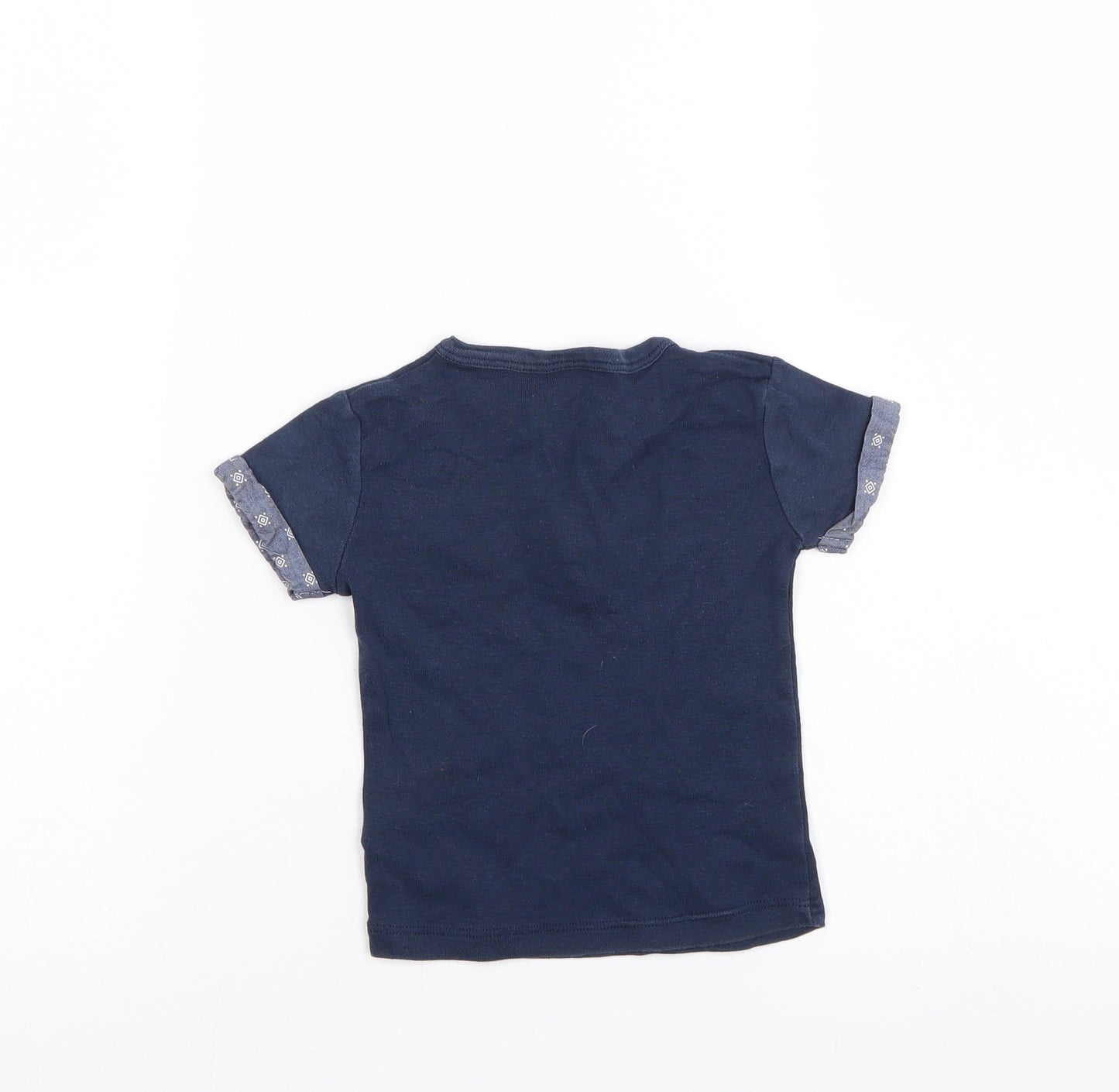 F&F Boys Blue   Pullover T-Shirt Size 6-9 Months