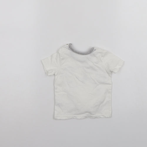 George Baby White   Basic T-Shirt Size 0-3 Months