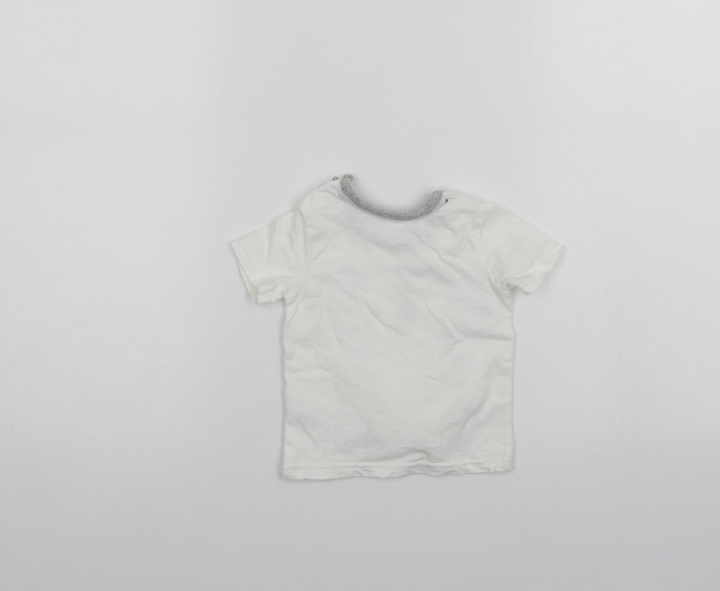 George Baby White   Basic T-Shirt Size 0-3 Months