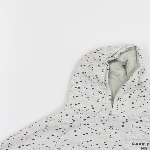 Mini Club Boys Grey Polka Dot  Pullover Jumper Size 3-6 Months  - Hoodie