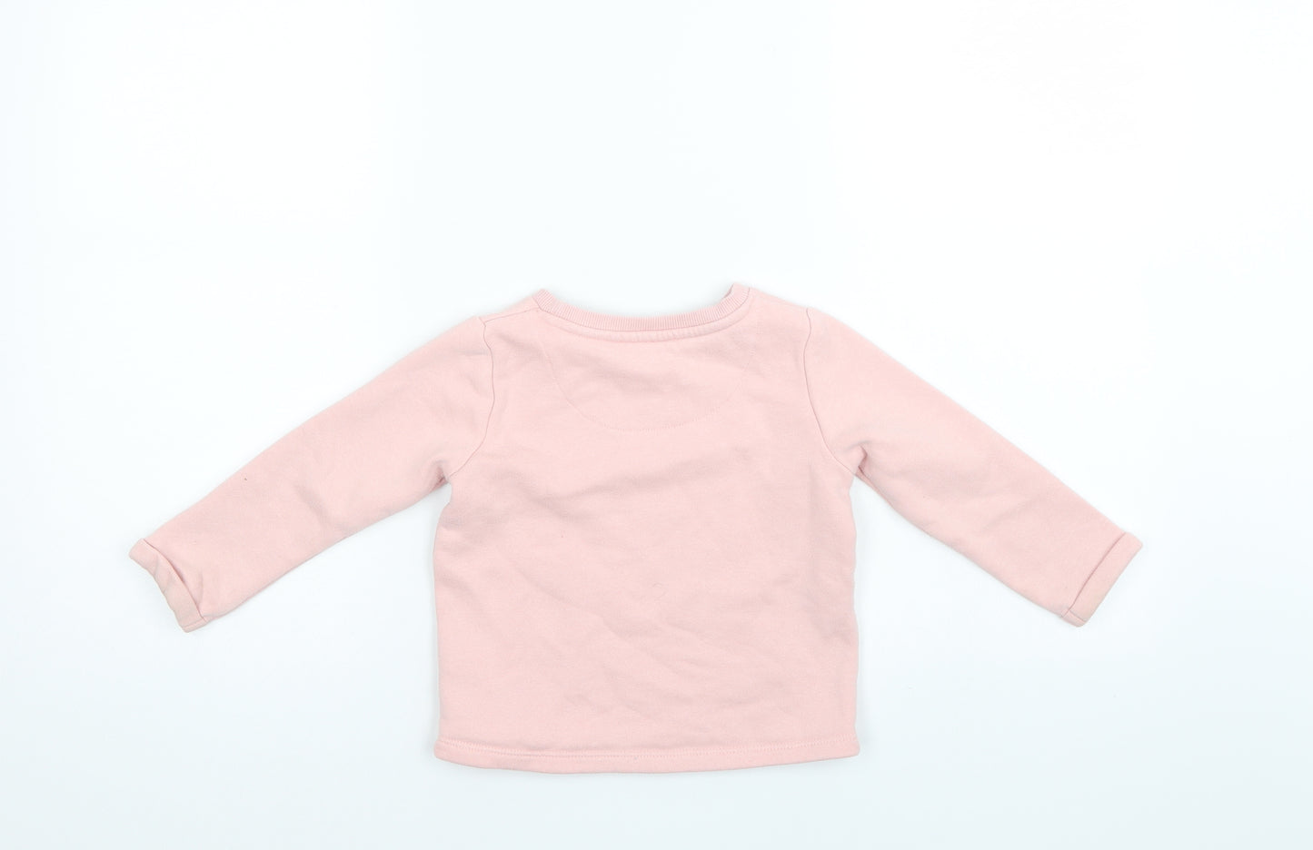 F&F Girls Pink   Pullover Jumper Size 18-24 Months