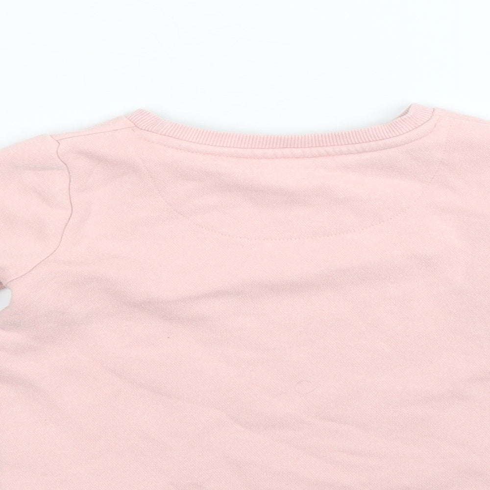 F&F Girls Pink   Pullover Jumper Size 18-24 Months