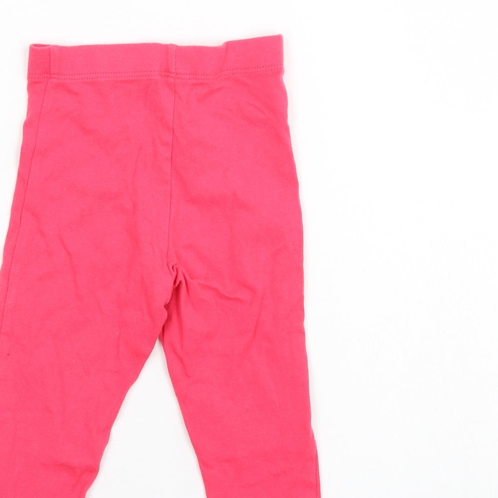 F&F Girls Pink    Pyjama Pants Size 12-18 Months