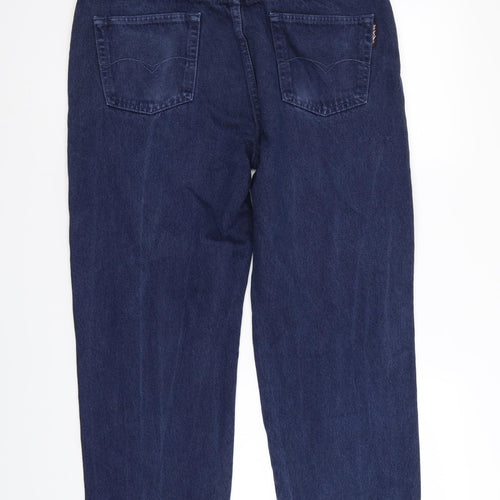 Preworn Mens Blue  Denim Cropped Jeans Size 38 L24 in