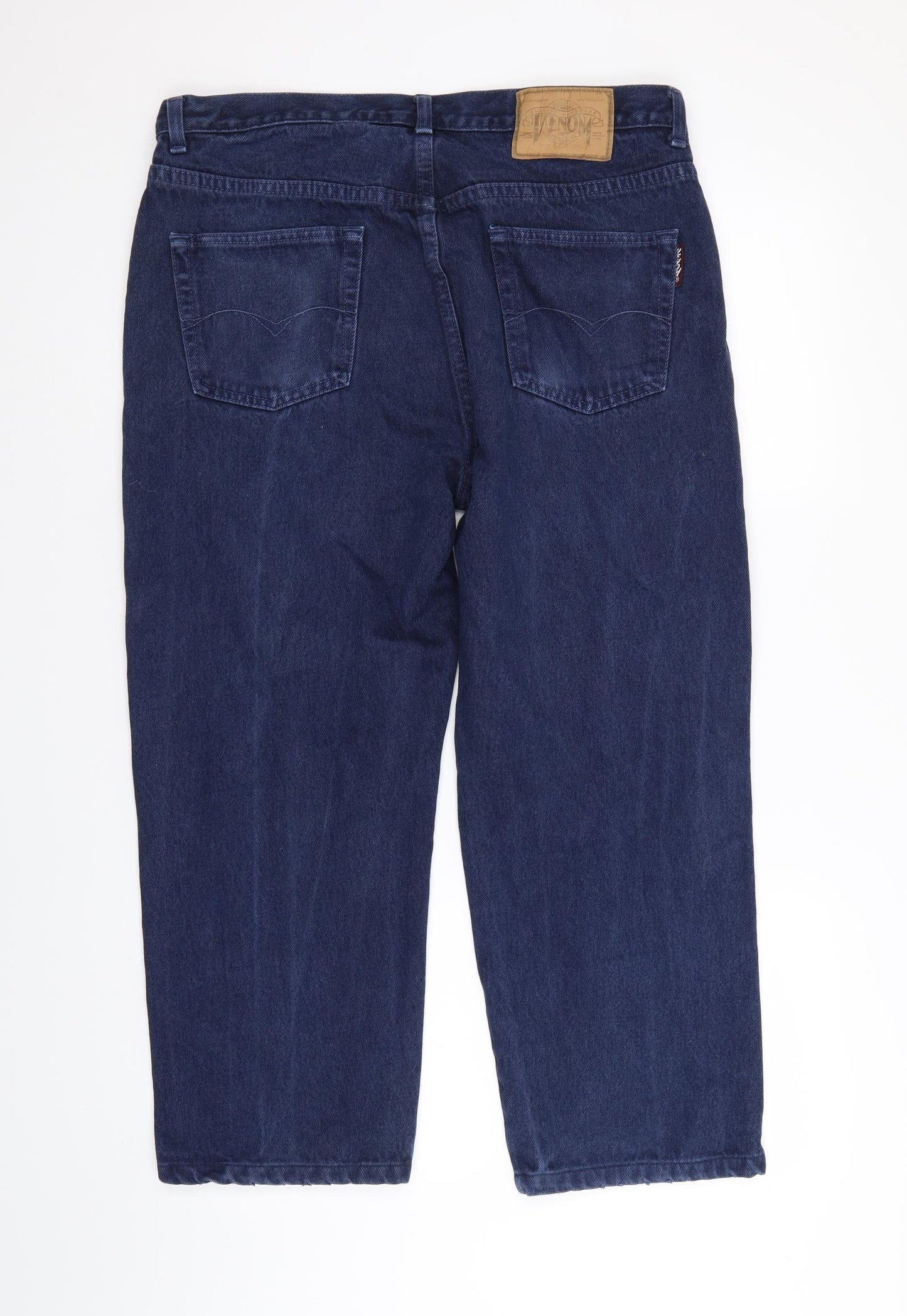 Preworn Mens Blue  Denim Cropped Jeans Size 38 L24 in