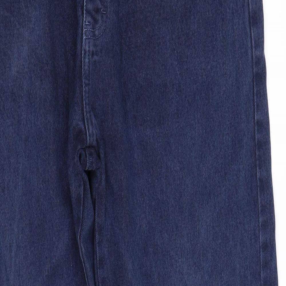 Preworn Mens Blue  Denim Cropped Jeans Size 38 L24 in