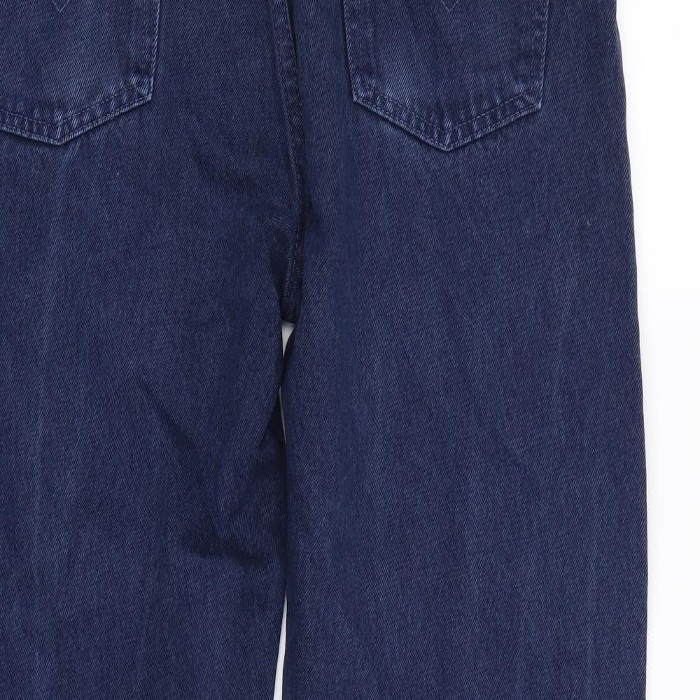 Preworn Mens Blue  Denim Cropped Jeans Size 38 L24 in