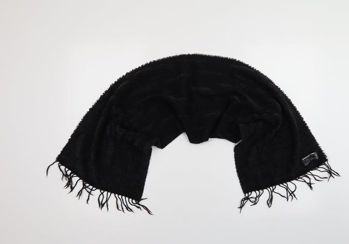 Preworn Unisex Black Scarf