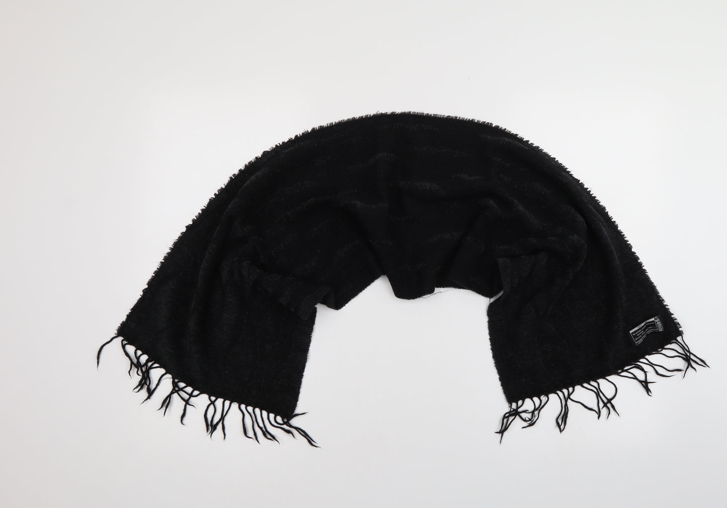 Preworn Unisex Black    Scarf