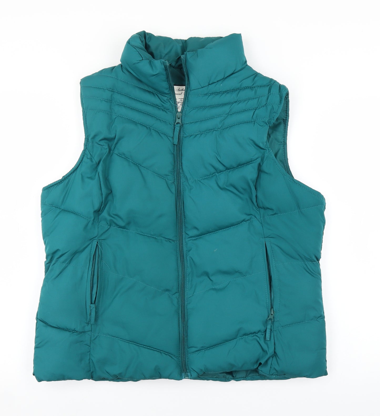Store Twenty One Womens Green   Gilet Jacket Size 16