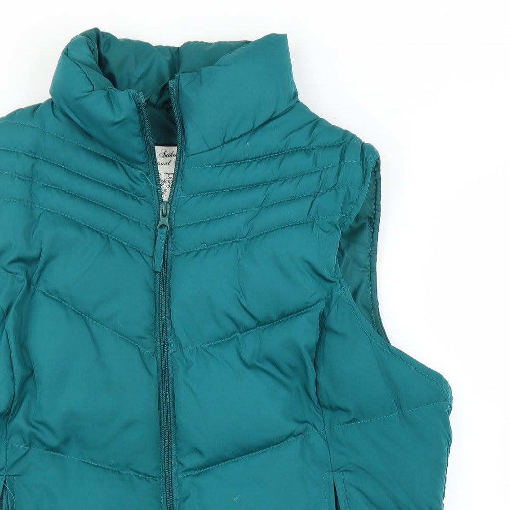 Store Twenty One Womens Green   Gilet Jacket Size 16