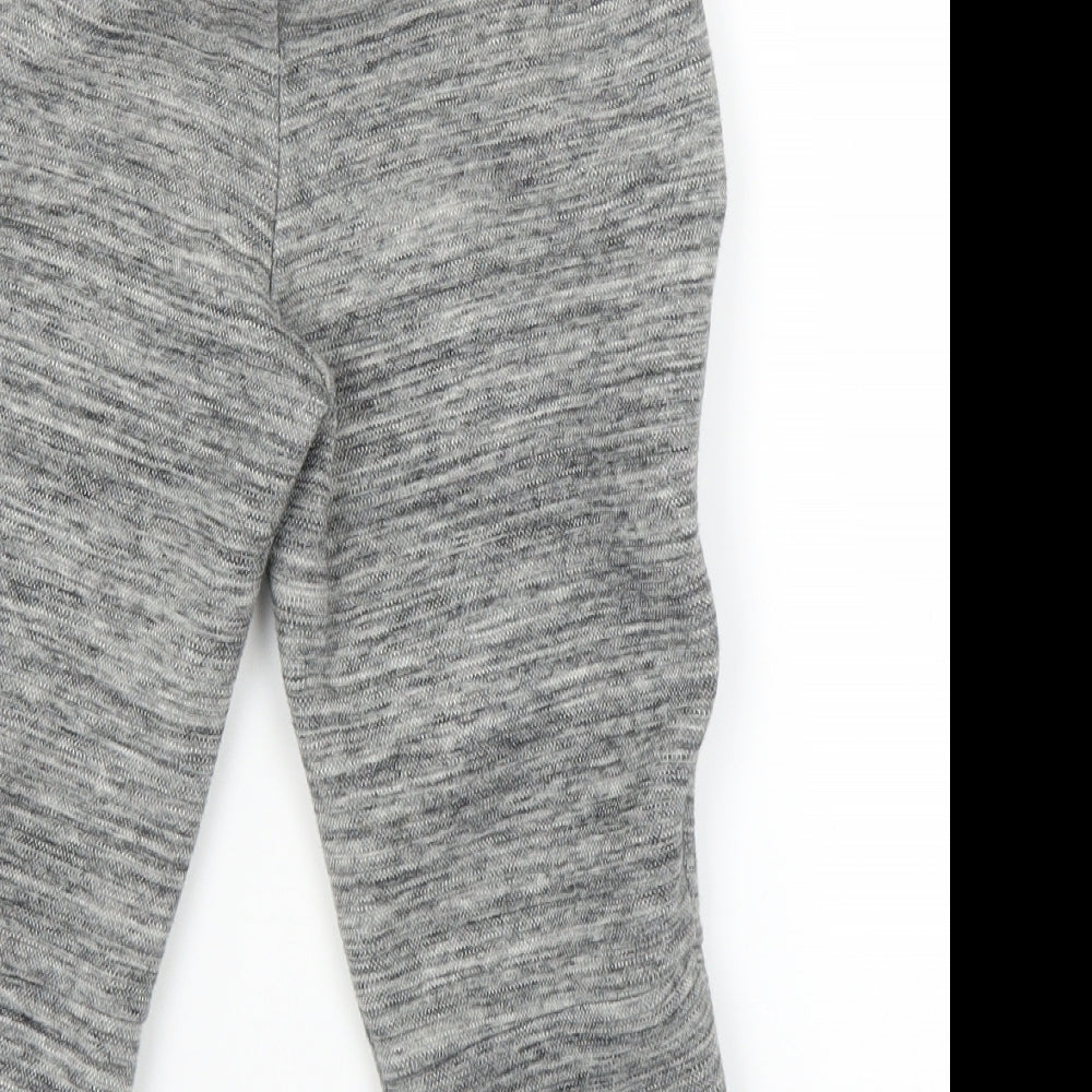 adidas Boys Grey   Sweatpants Trousers Size 4-5 Years