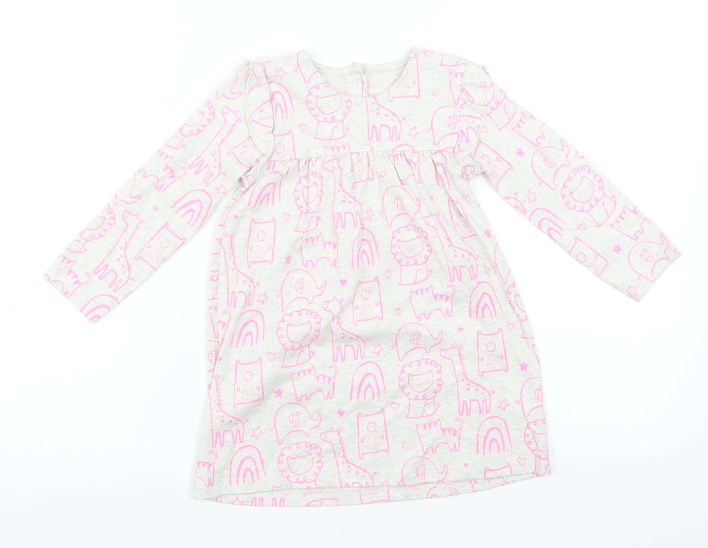George Girls Green Polka Dot  Fit & Flare  Size 12-18 Months