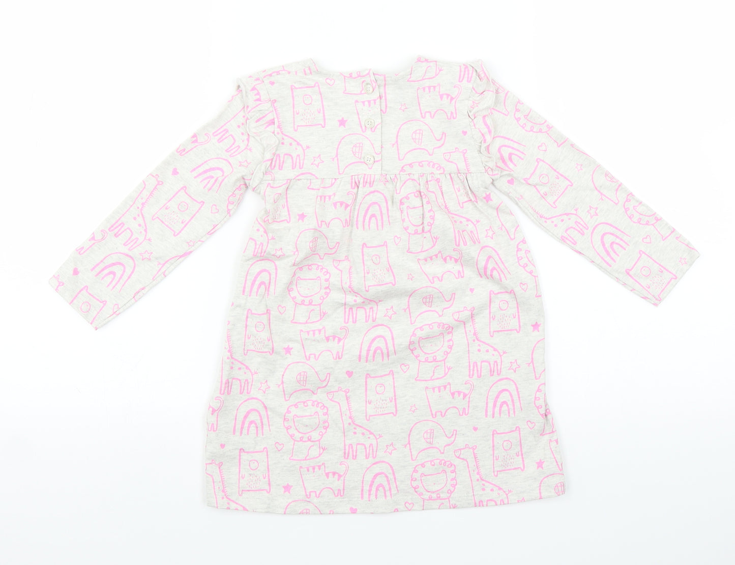 George Girls Green Polka Dot  Fit & Flare  Size 12-18 Months
