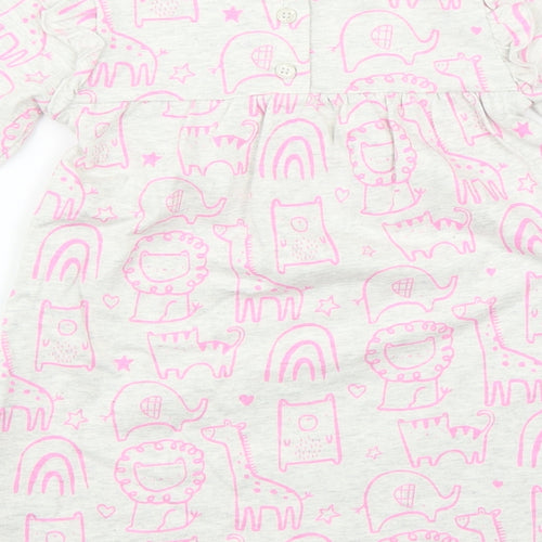 George Girls Green Polka Dot  Fit & Flare  Size 12-18 Months