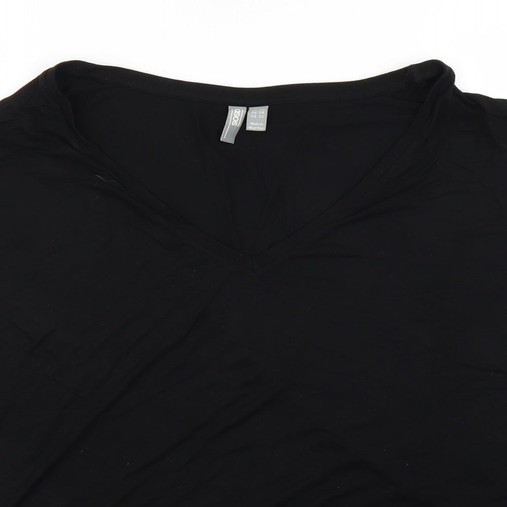 ASOS Womens Black   Basic T-Shirt Size 26