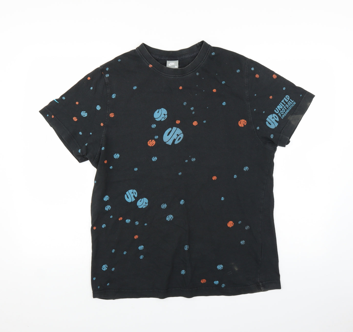 Nike Mens Black Polka Dot   T-Shirt Size M  - UFO united football organisation