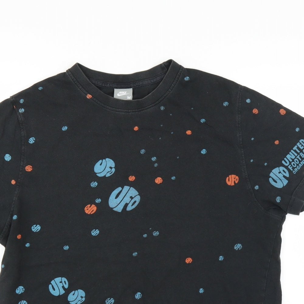 Nike Mens Black Polka Dot   T-Shirt Size M  - UFO united football organisation