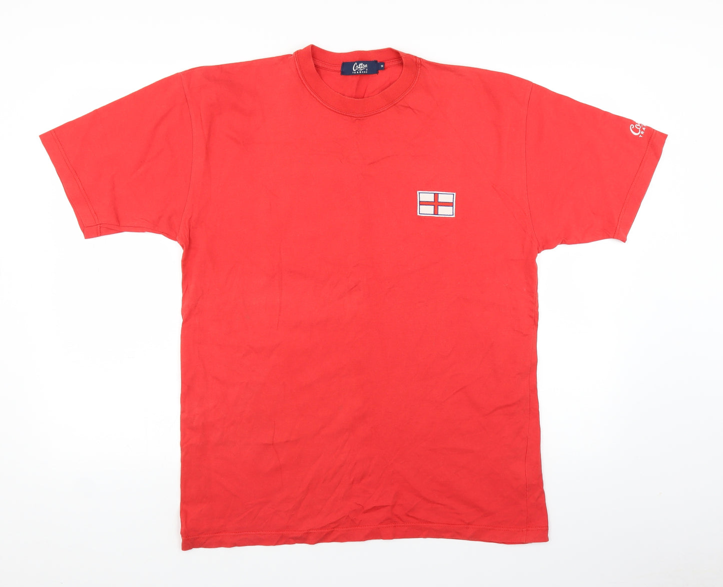 Cotton Traders Mens Red    T-Shirt Size M  - England