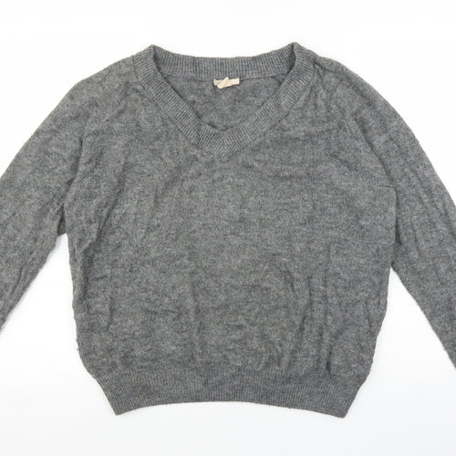 H&M Womens Grey   Pullover Jumper Size M
