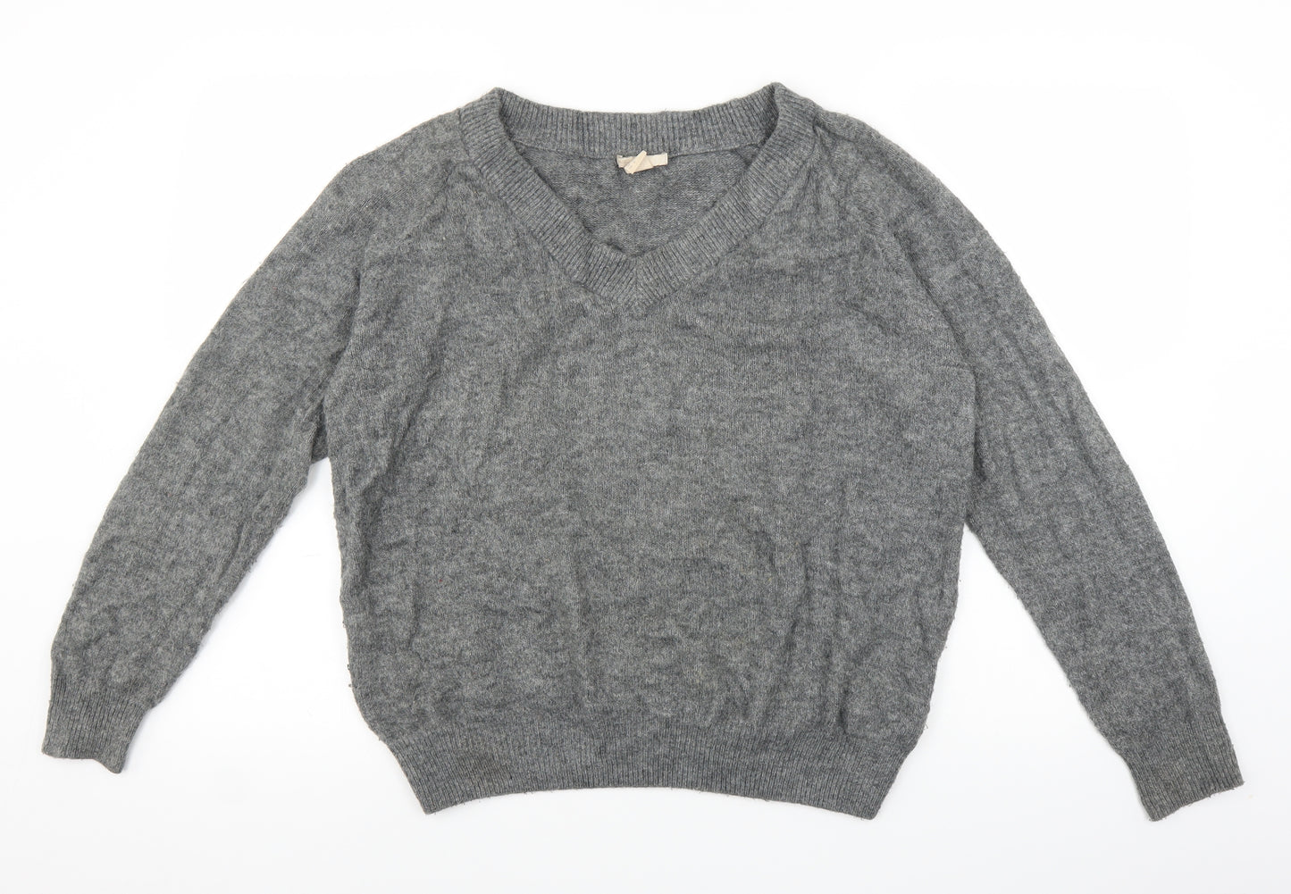 H&M Womens Grey   Pullover Jumper Size M