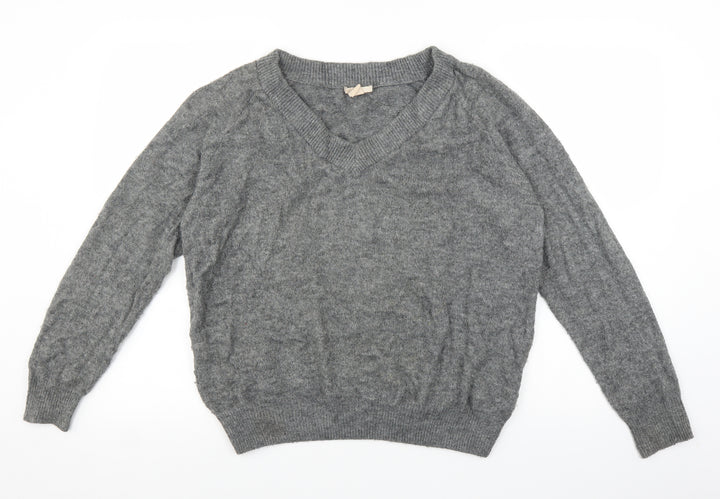 H&M Womens Grey   Pullover Jumper Size M