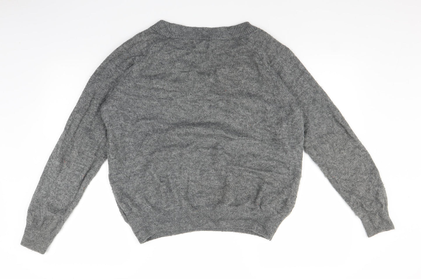 H&M Womens Grey   Pullover Jumper Size M