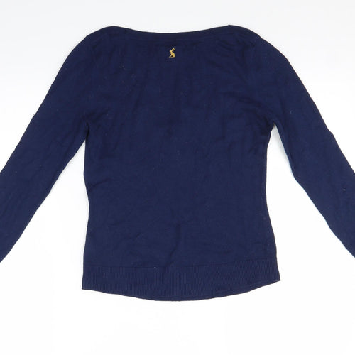 Joules Womens Blue   Pullover Jumper Size 8  - dog