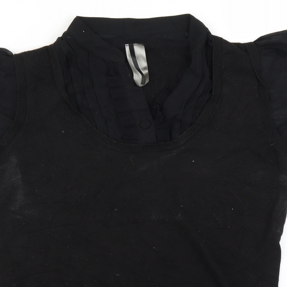 NEXT Womens Black   Basic Blouse Size 12