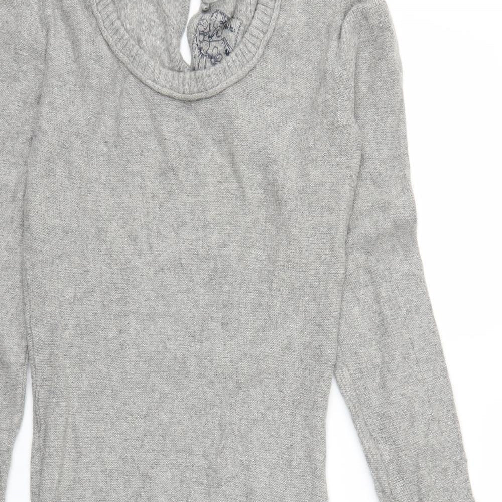 Fat Face Womens Grey  Knit Jumper Dress  Size 10